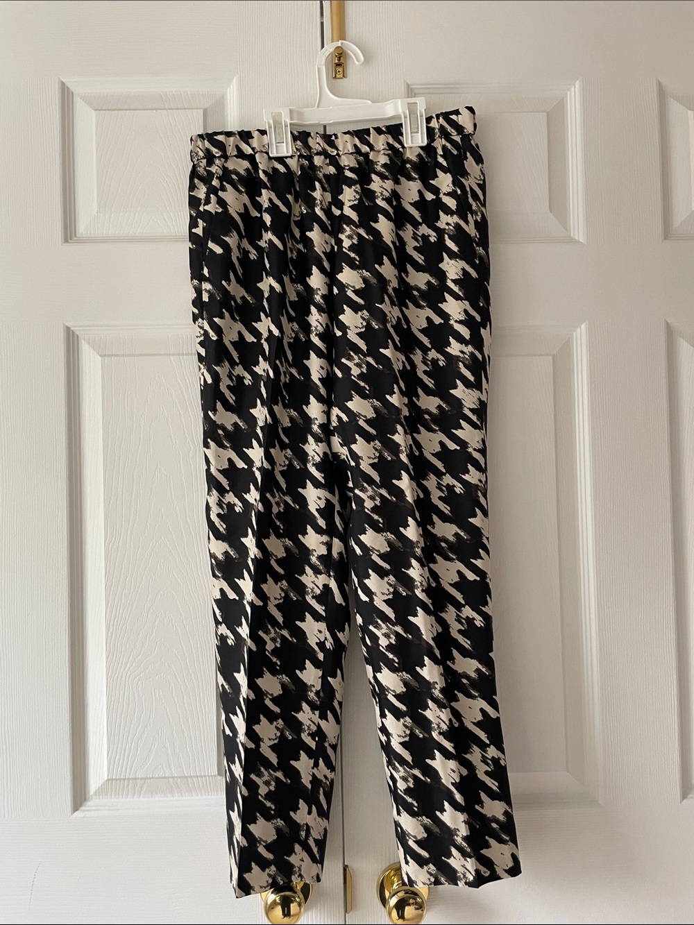 J.Crew 100% Silk Twill Pant, Size 2, in Wolfstooth
